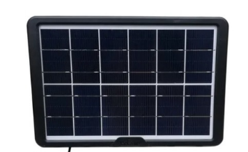 Panou solar portabil, pentru incarcare telefoane USB 8W/6V
